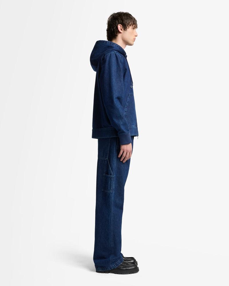Utility Denim Hoodie Product Image