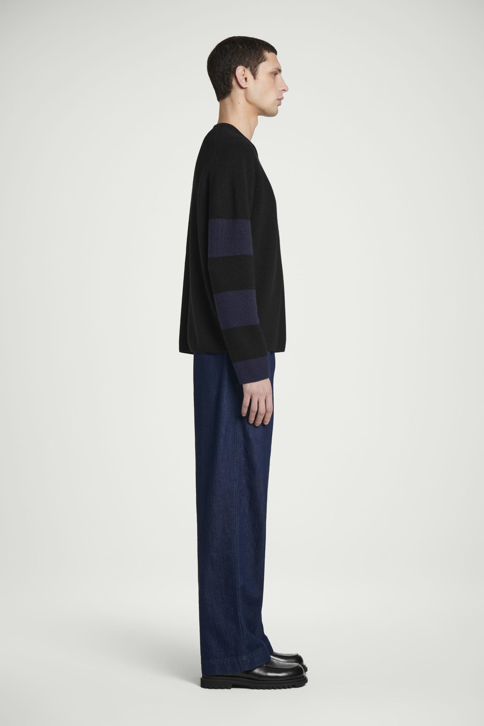 STRIPED MERINO WOOL SWEATER Product Image