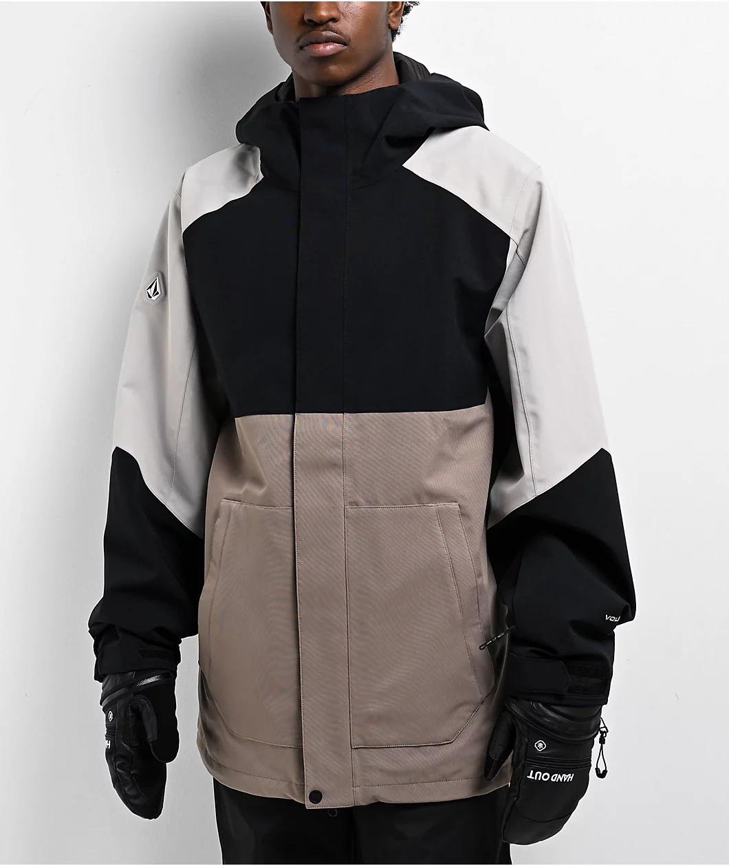 Volcom Brighton Chestnut Brown 15K Anorak Snowboard Jacket Product Image