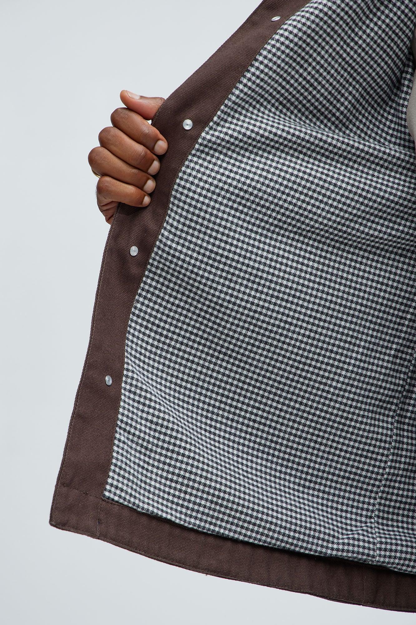 Alexander Utility Canvas Chore Jacket - Brown Product Image