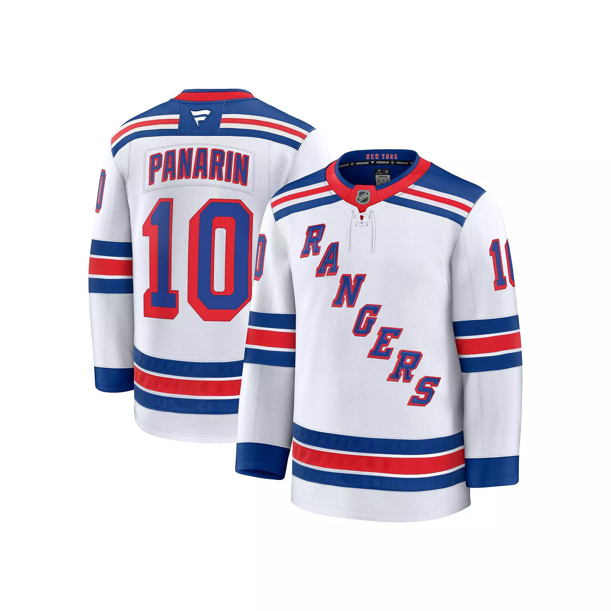 Men's Fanatics Artemi Panarin White New York Rangers Away Premium Jersey, Size: 52, Ran White Product Image