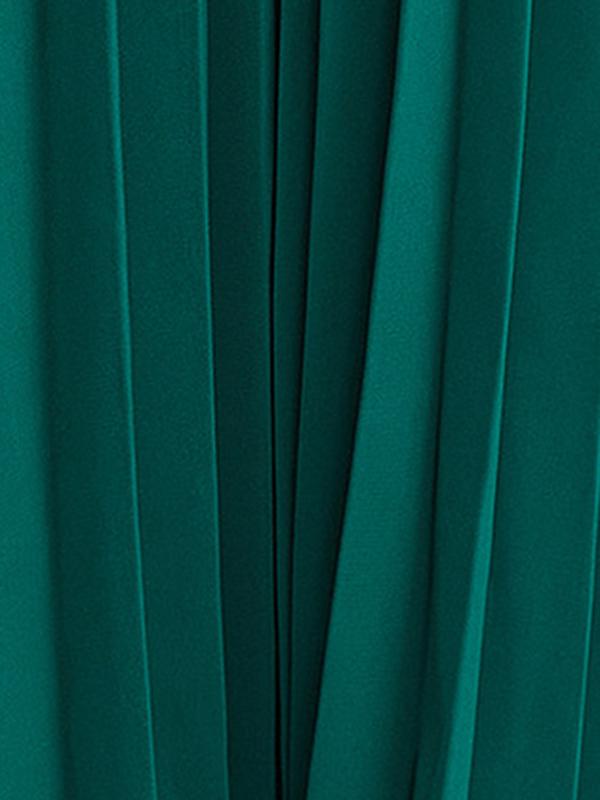 Batwing Sleeves Loose Pleated Solid Color Maxi Dresses Product Image