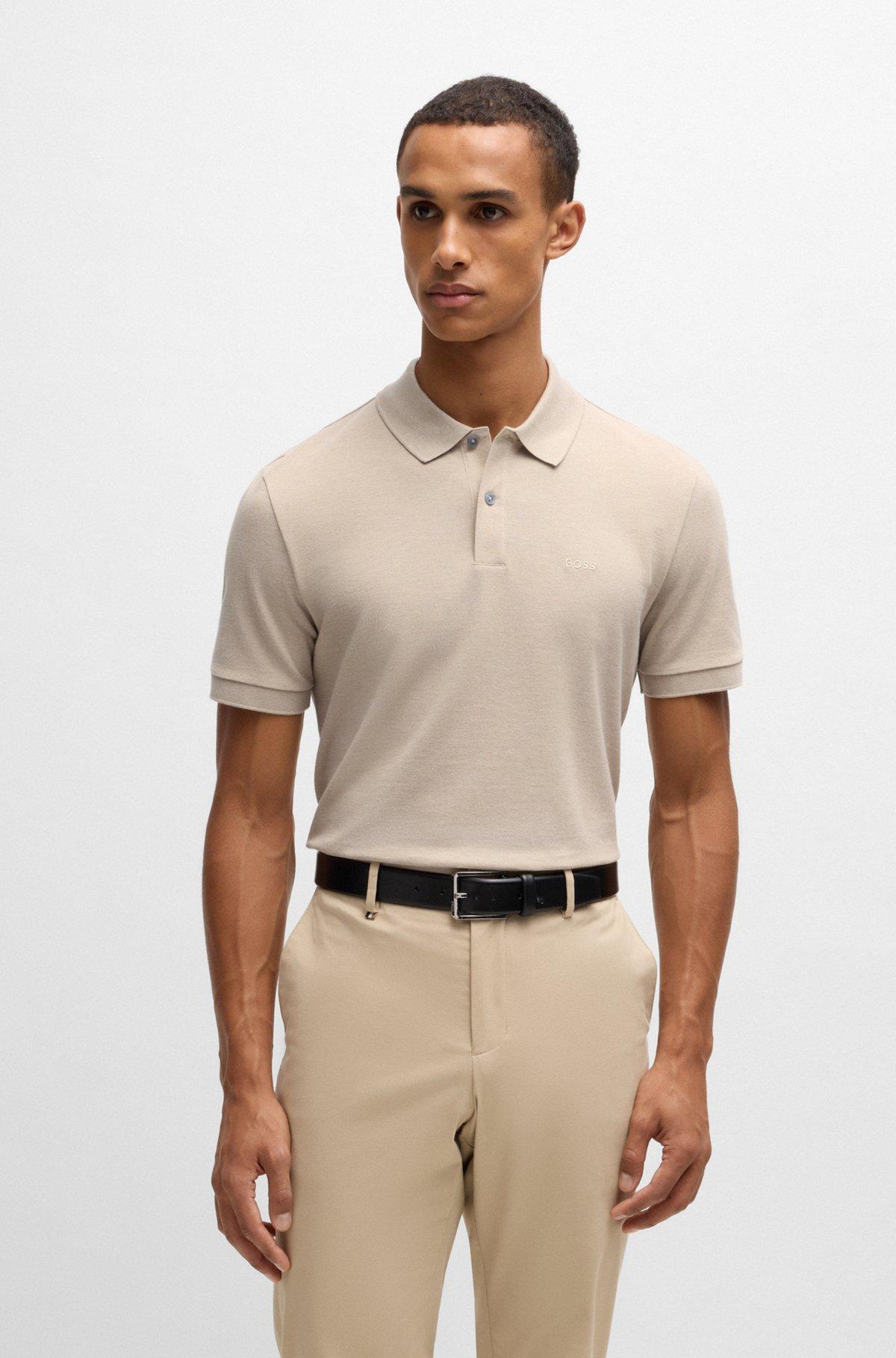 Pallas logo-detail polo shirt in cotton piqué Product Image