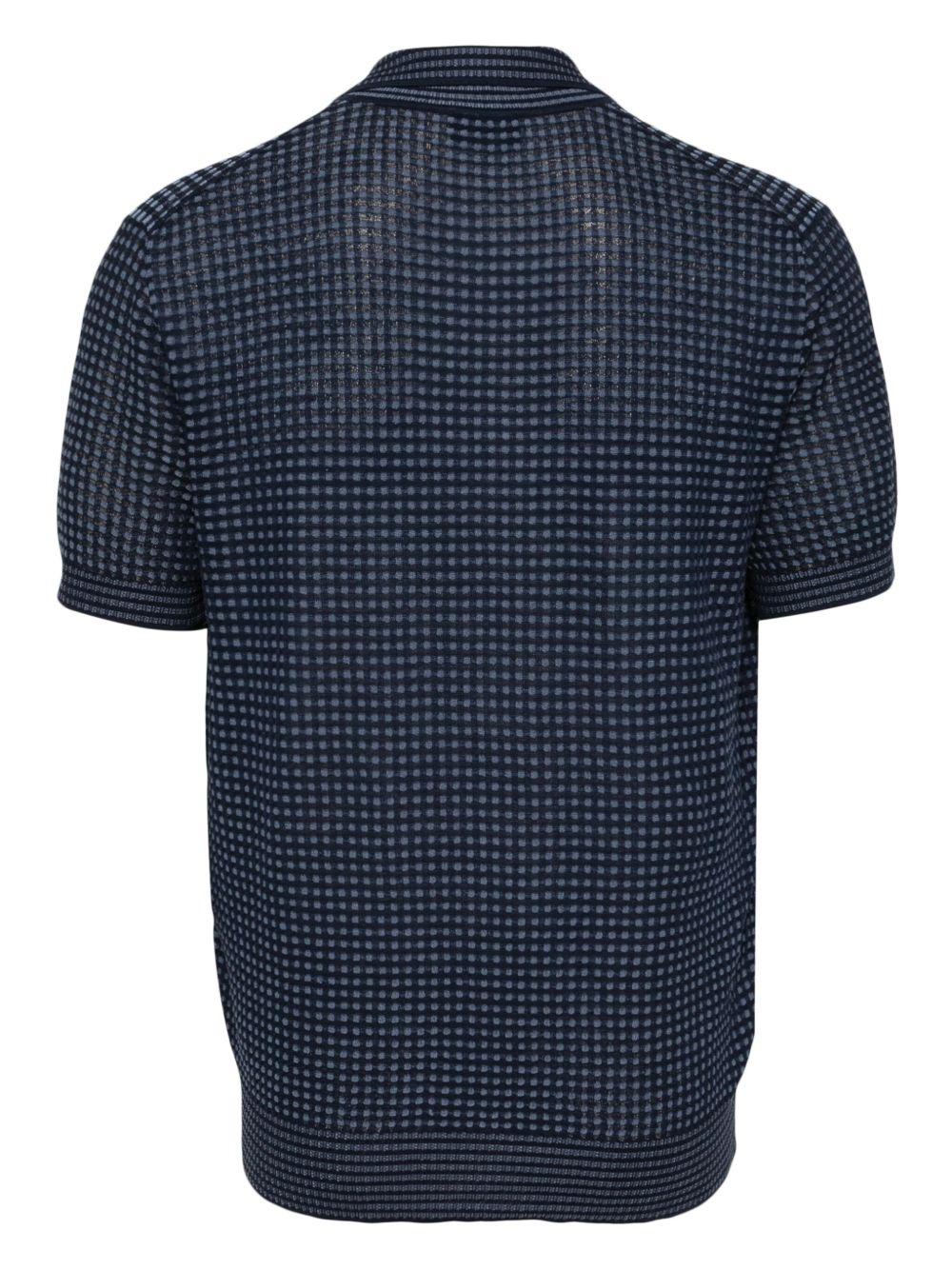 knitted polo shirt Product Image