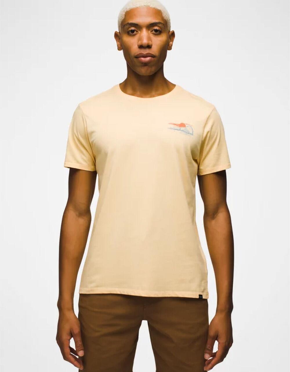 PRANA Everyday Sessions Mens Tee - YELLOW Product Image