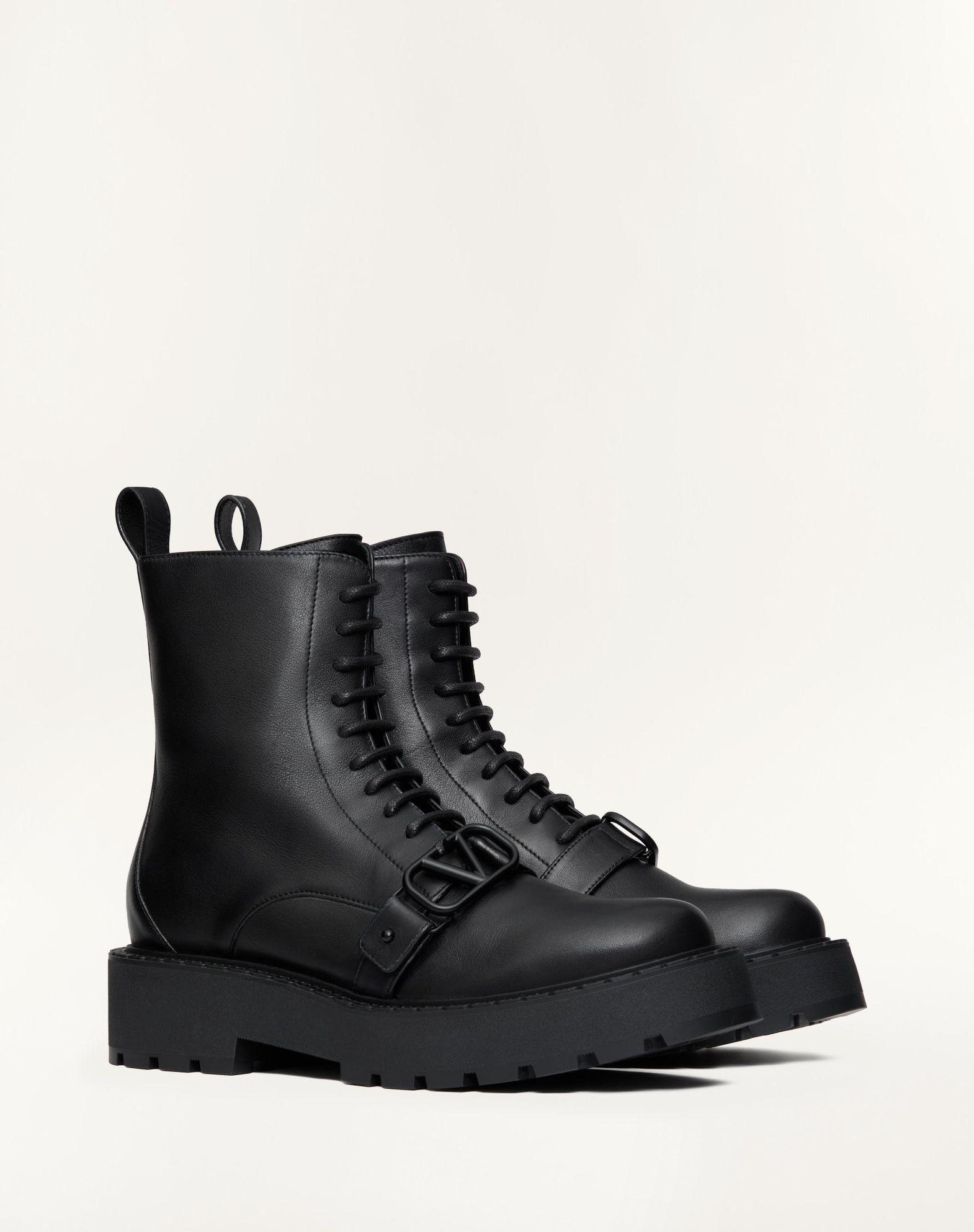 Vlogo Signature Calfskin Combat Boot 45Mm Product Image