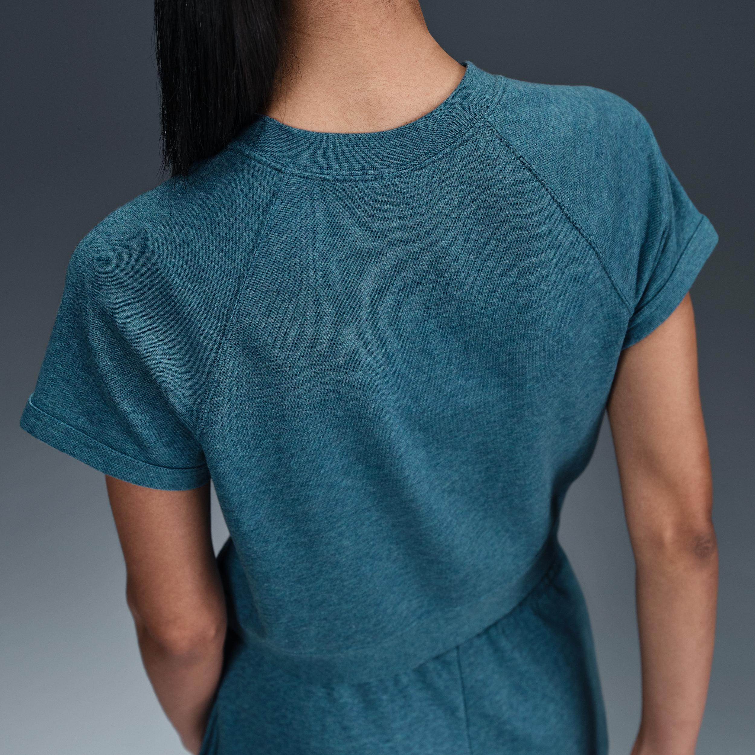 Nike Sportswear Chill Terry Women's Short-Sleeve French Terry Top Product Image