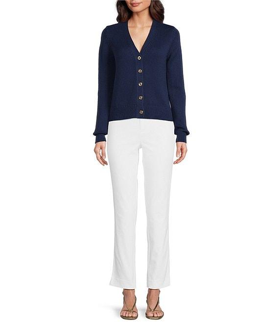 Lilly Pulitzer Tippery Knit V-Neck Long Sleeve Cardigan Product Image