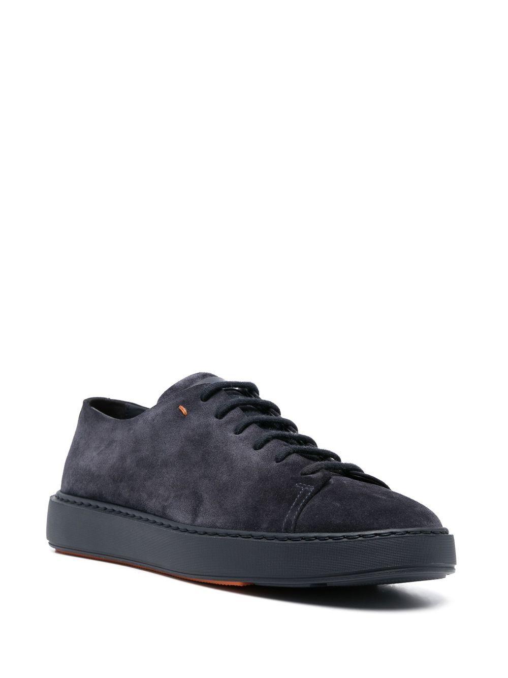 low-top suede sneakers Product Image