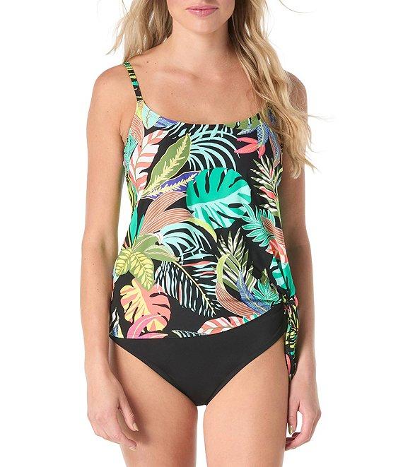 Coco Reef Classic Solids High Waisted Rollover Bikini Swim Bottom Product Image