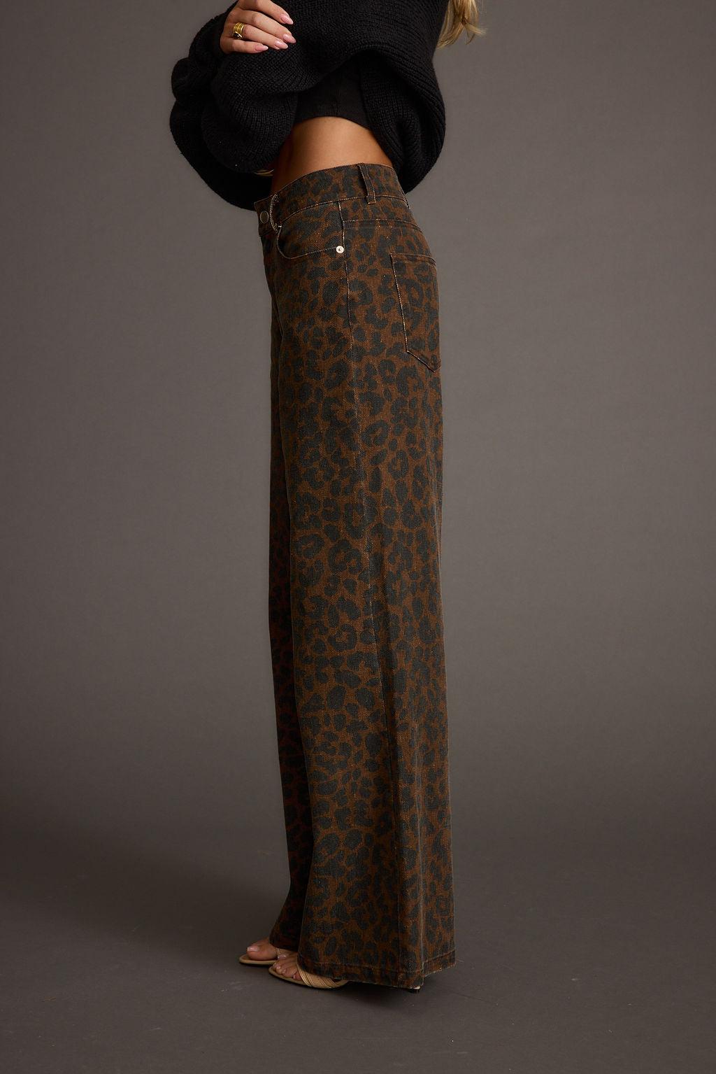 Midland Leopard Print Pant Product Image