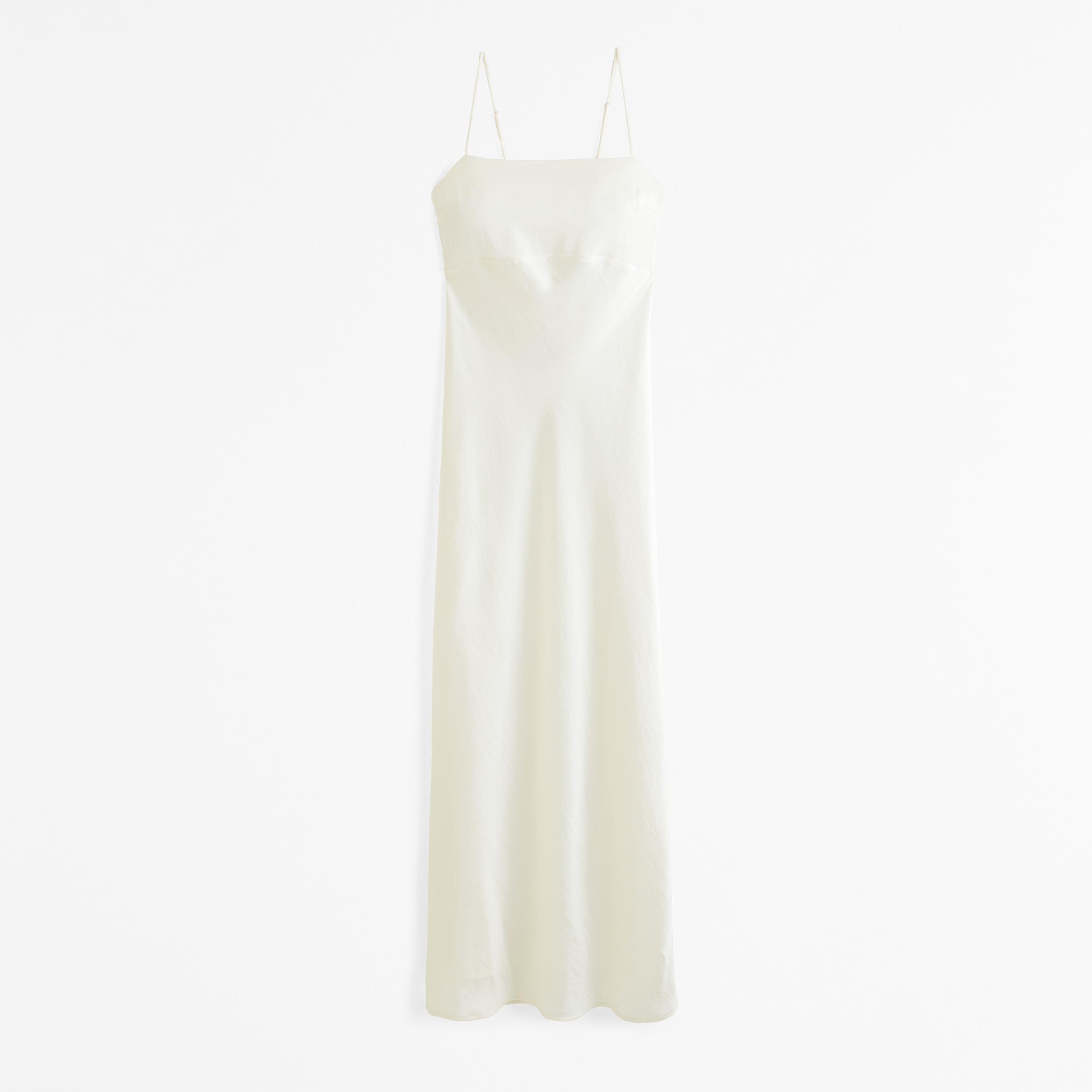 The A&F Julia Slip Cowl Back-Bow Maxi Dress Product Image