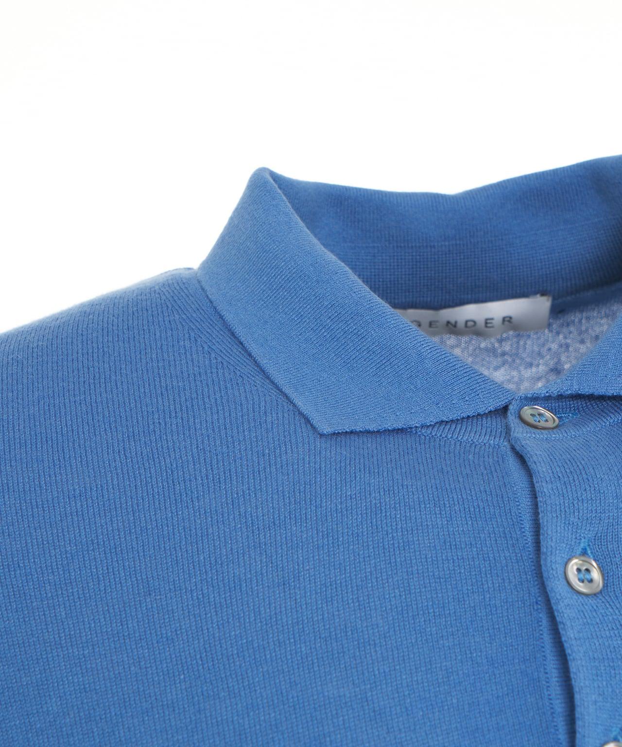 Silk blend polo shirt Product Image