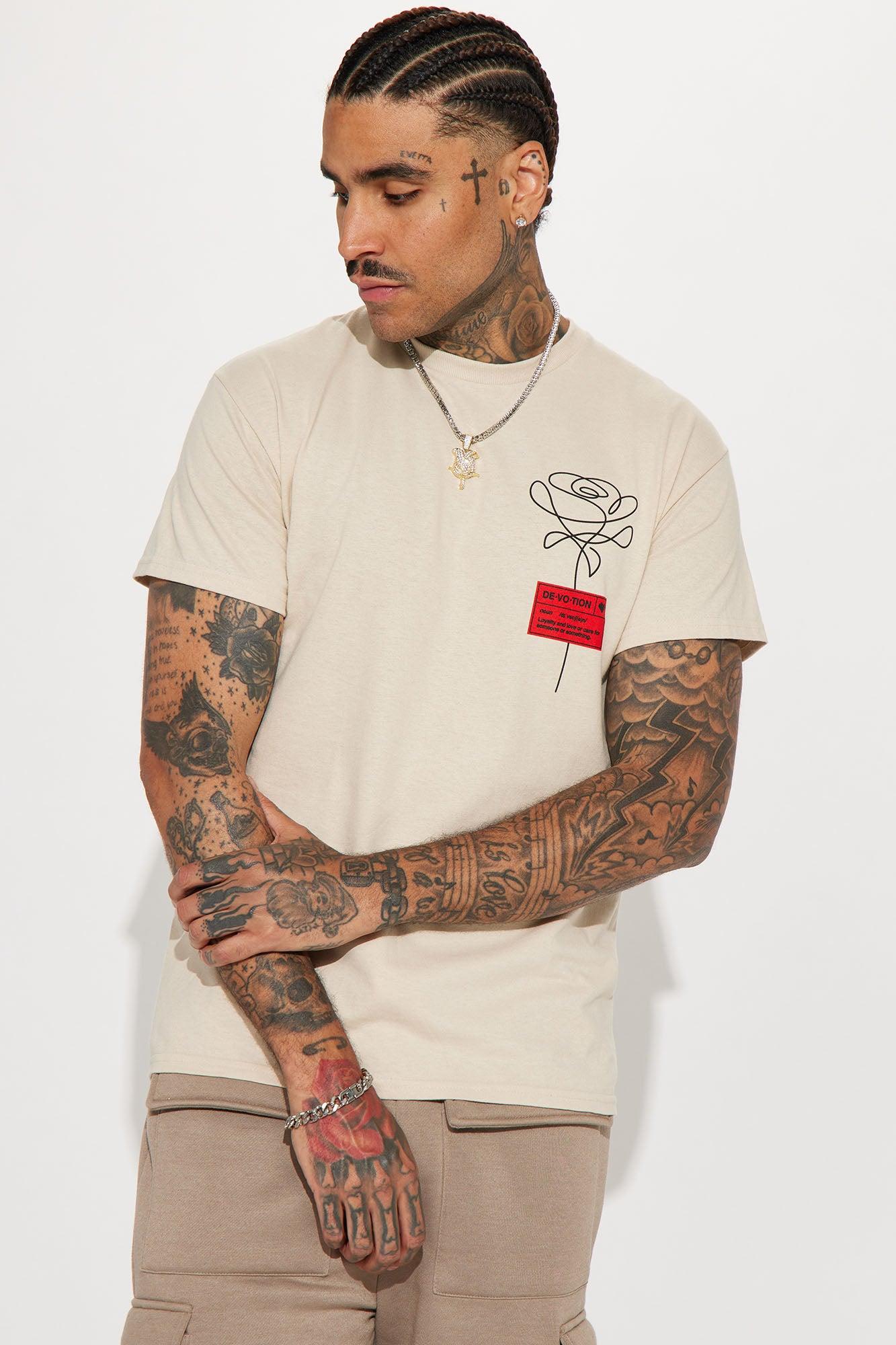 Loyalty Love And Care Short Sleeve Tee - Taupe Product Image