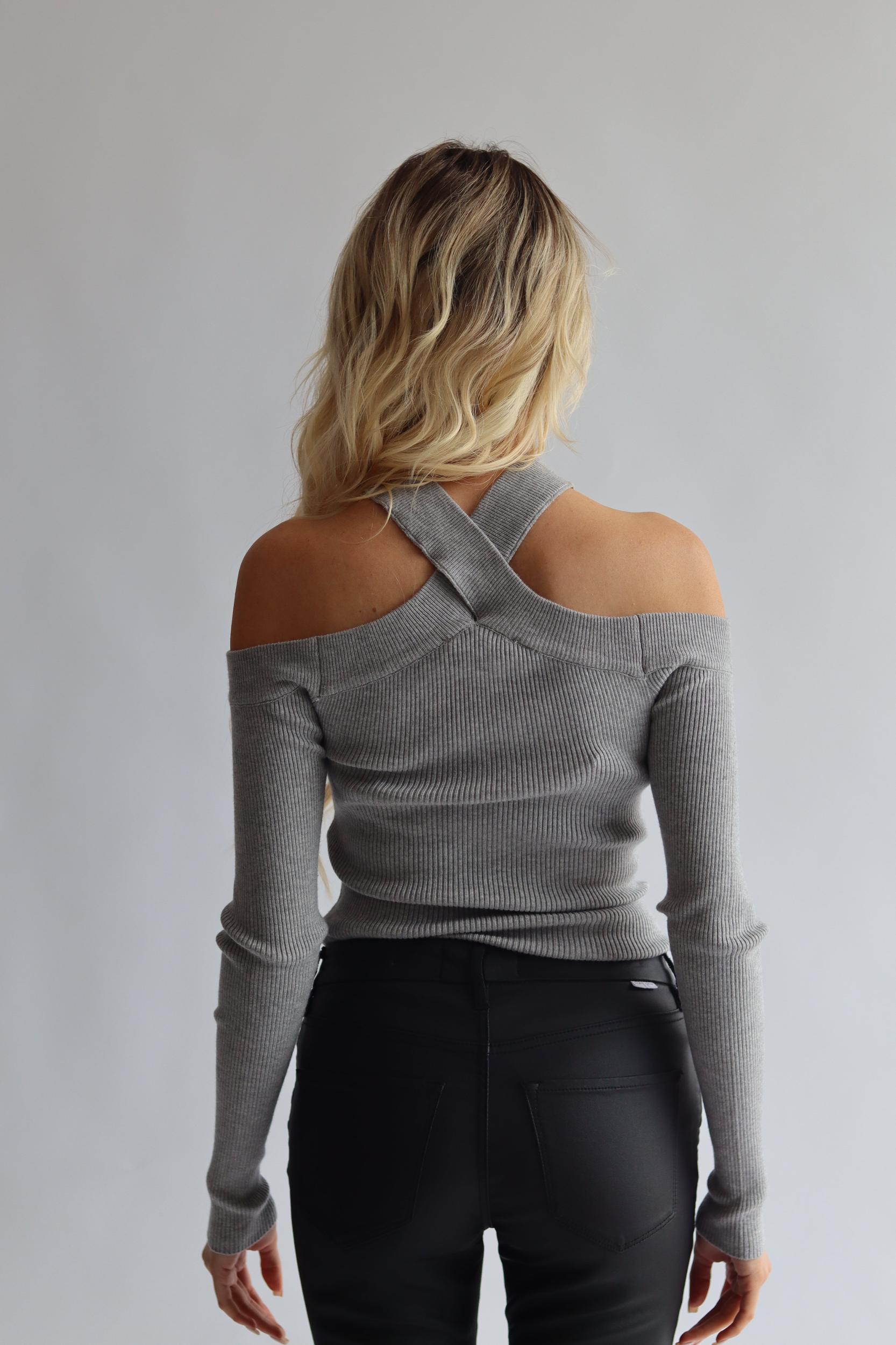 Twist Neck Sweater Product Image