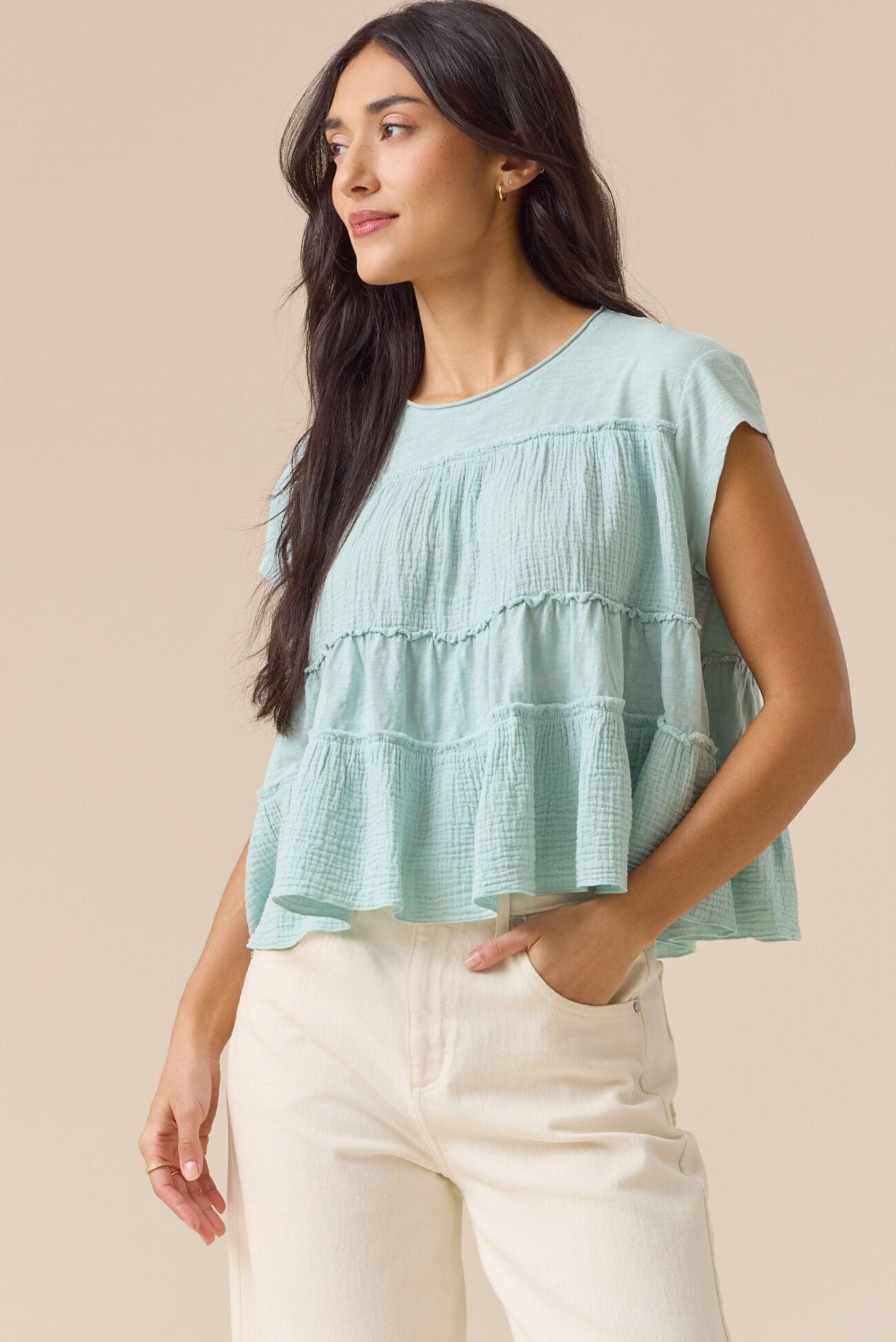 Nicole Ruffle Top Product Image
