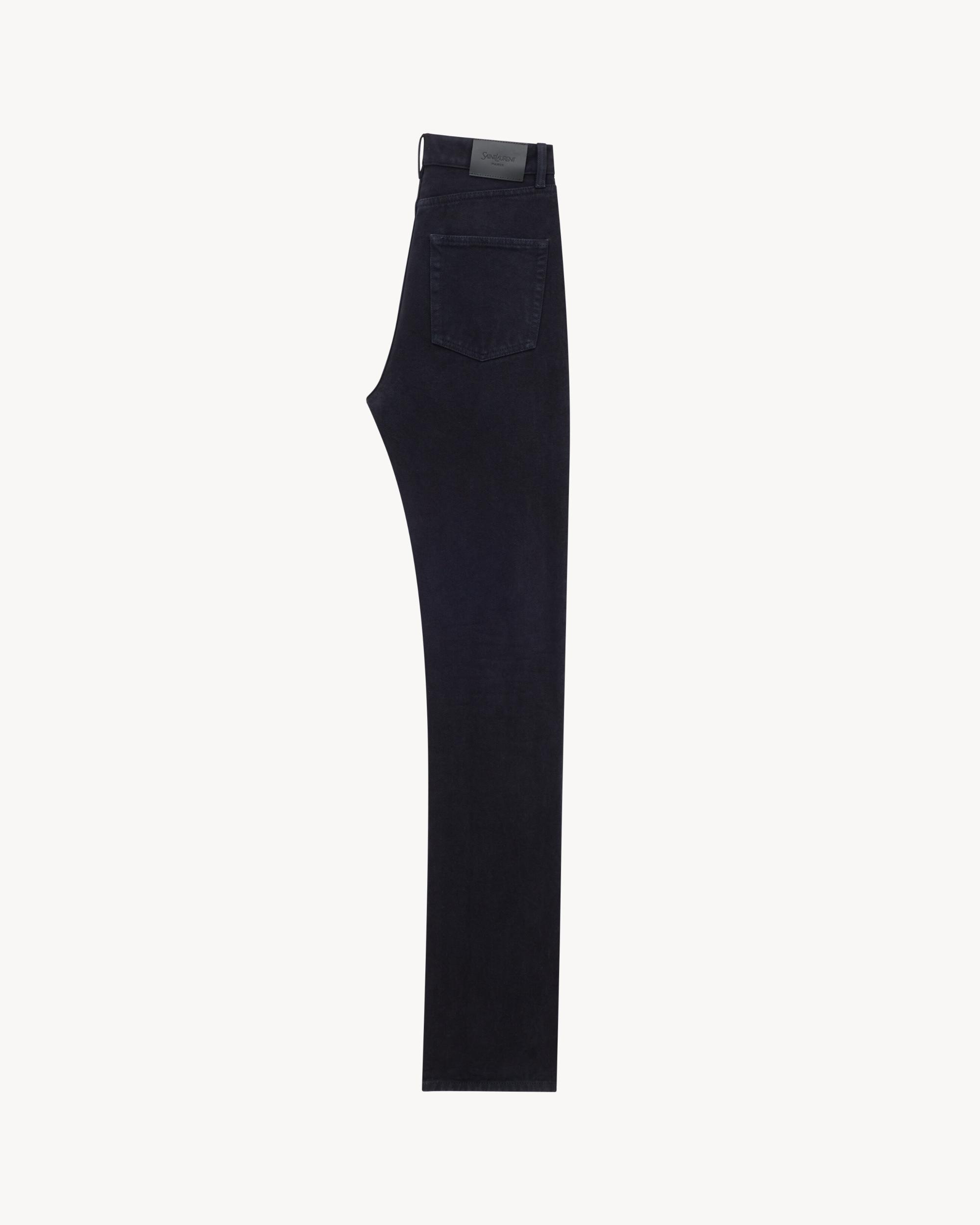 90's slim jeans in midnight black denim Product Image