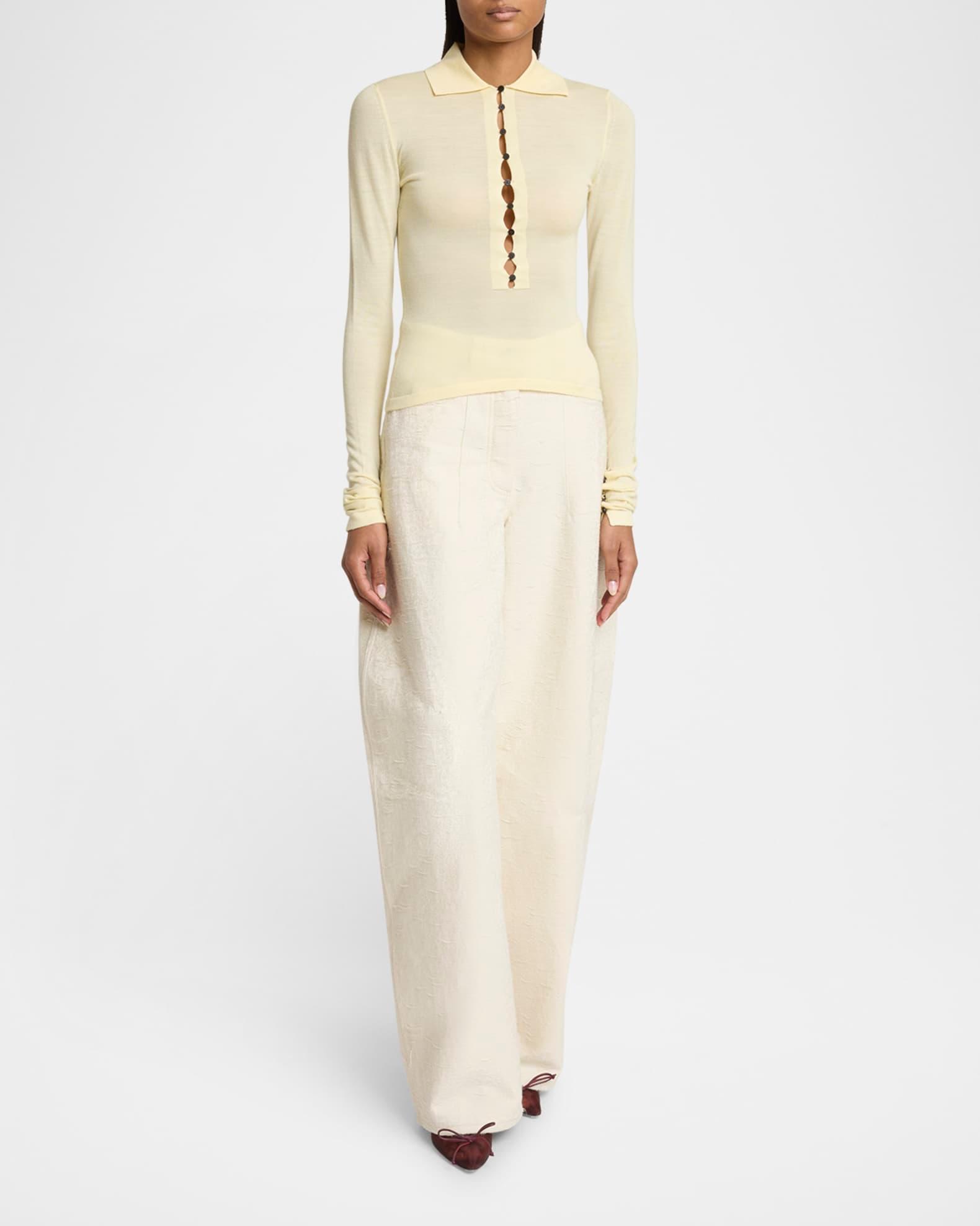 The Merino Polo Top Product Image