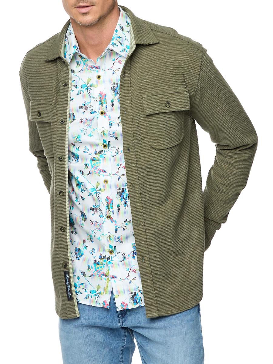 Mens Brunner Cotton-Blend Knit Shirt Product Image