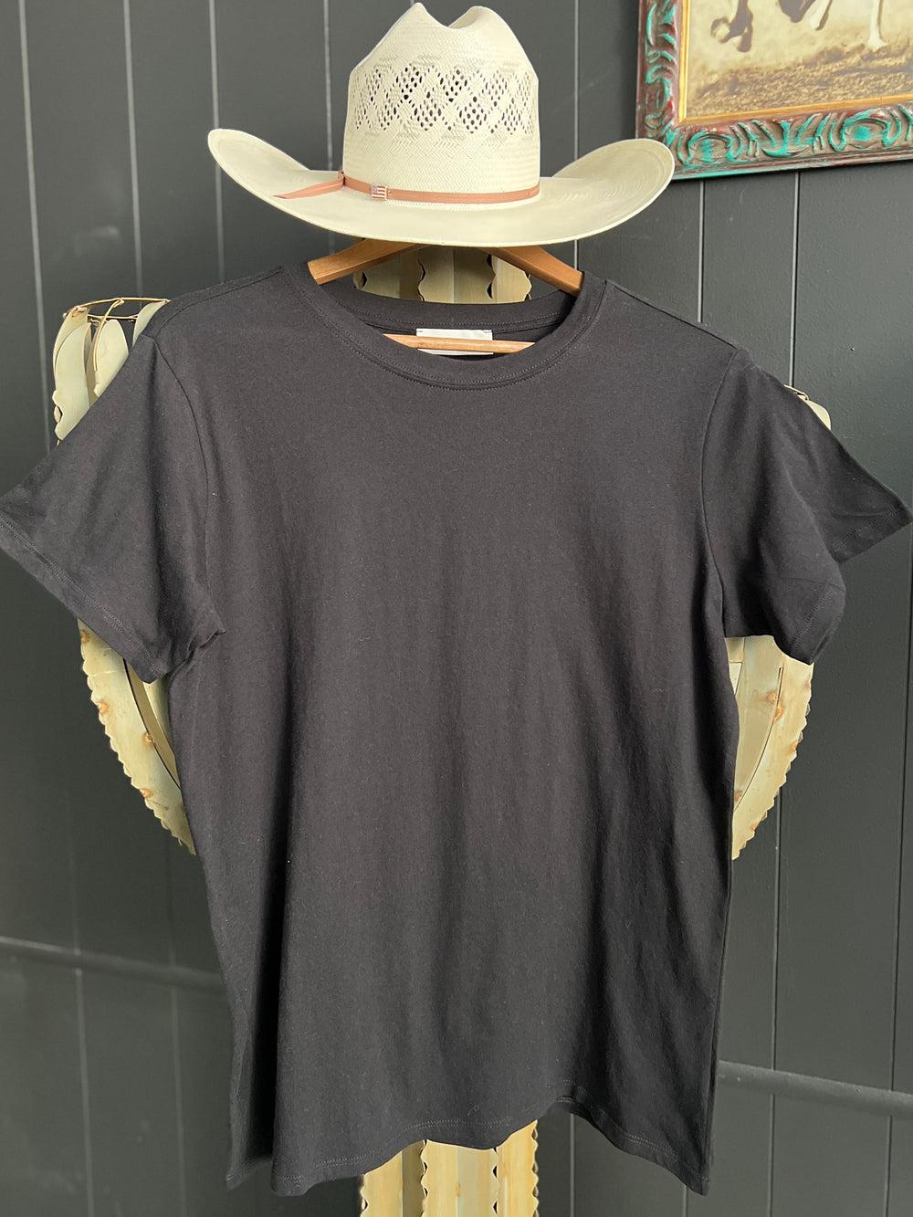 Zenana Cotton Boyfriend Round Neck Basic Tee Product Image