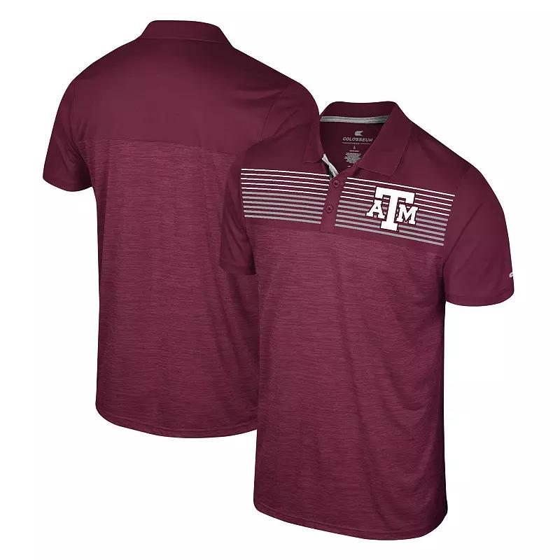 Men's Colosseum Crimson Alabama Crimson Tide Big & Tall Langmore Polo, Size: 3XB, Red Product Image