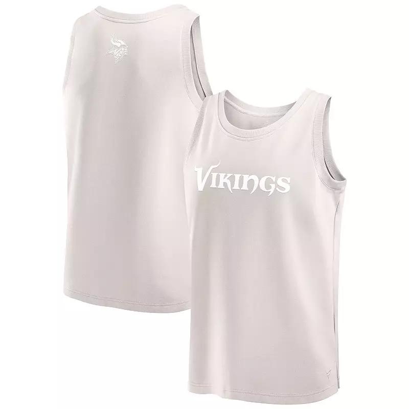 Men's Fanatics Cream Minnesota Vikings Elements Tank Top,  Product Image