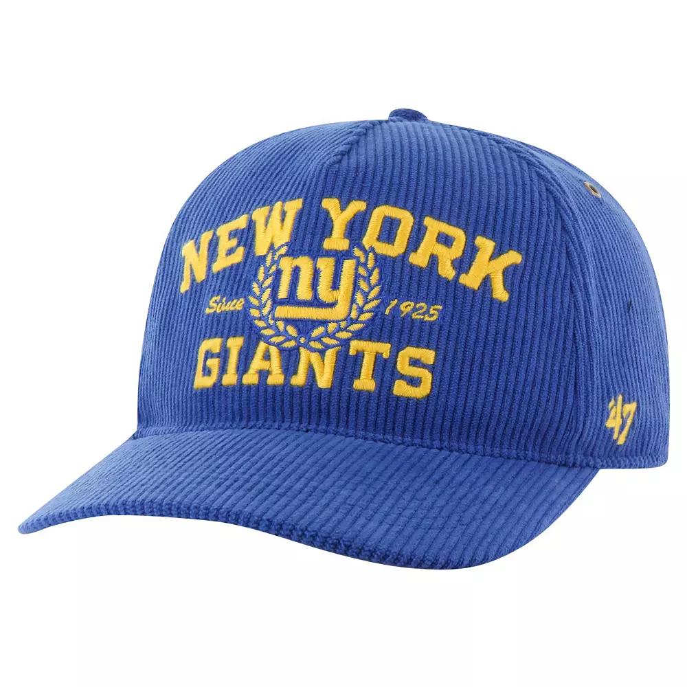Men's '47 Royal New York Giants Letterman Hitch Adjustable Hat, Blue Product Image