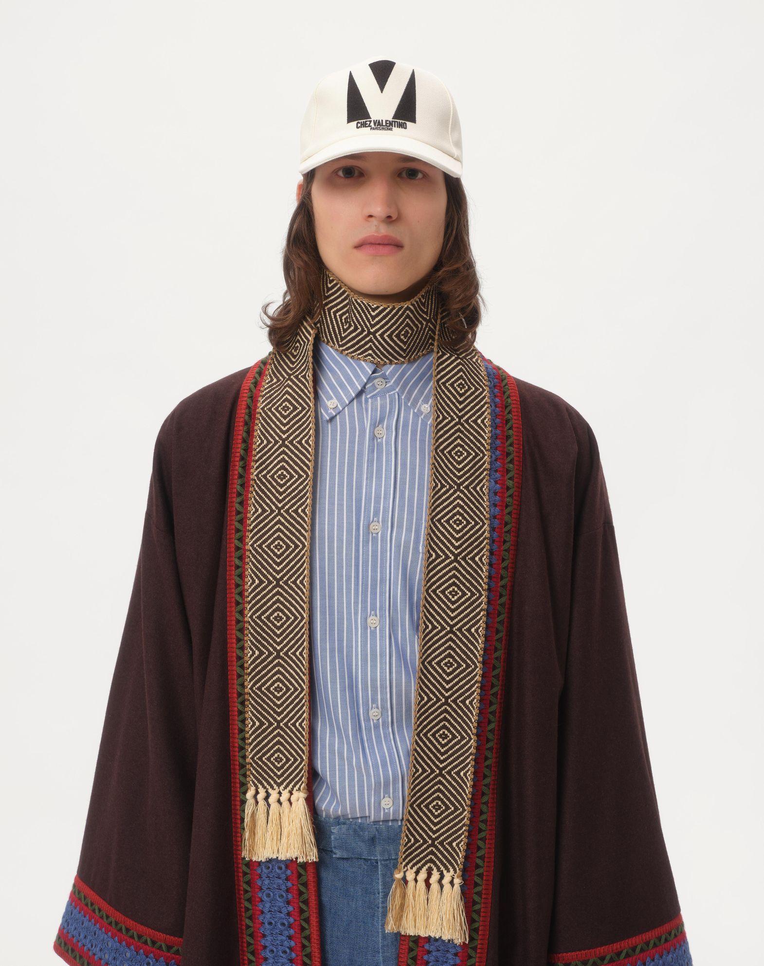 Antibes Cotton Scarf With Fringe Product Image