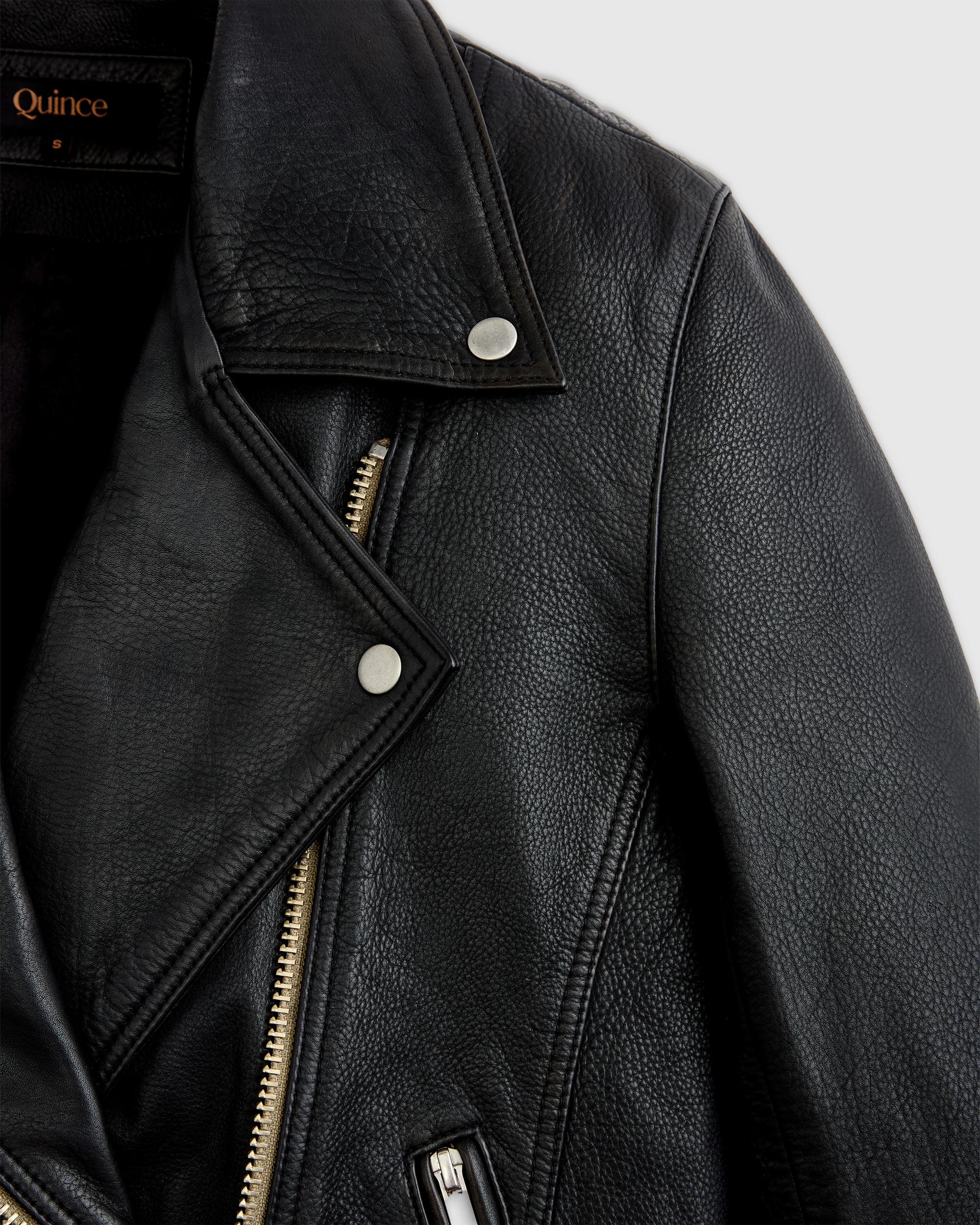 Quince | Women's Oversized Biker Jacket Leather Product Image