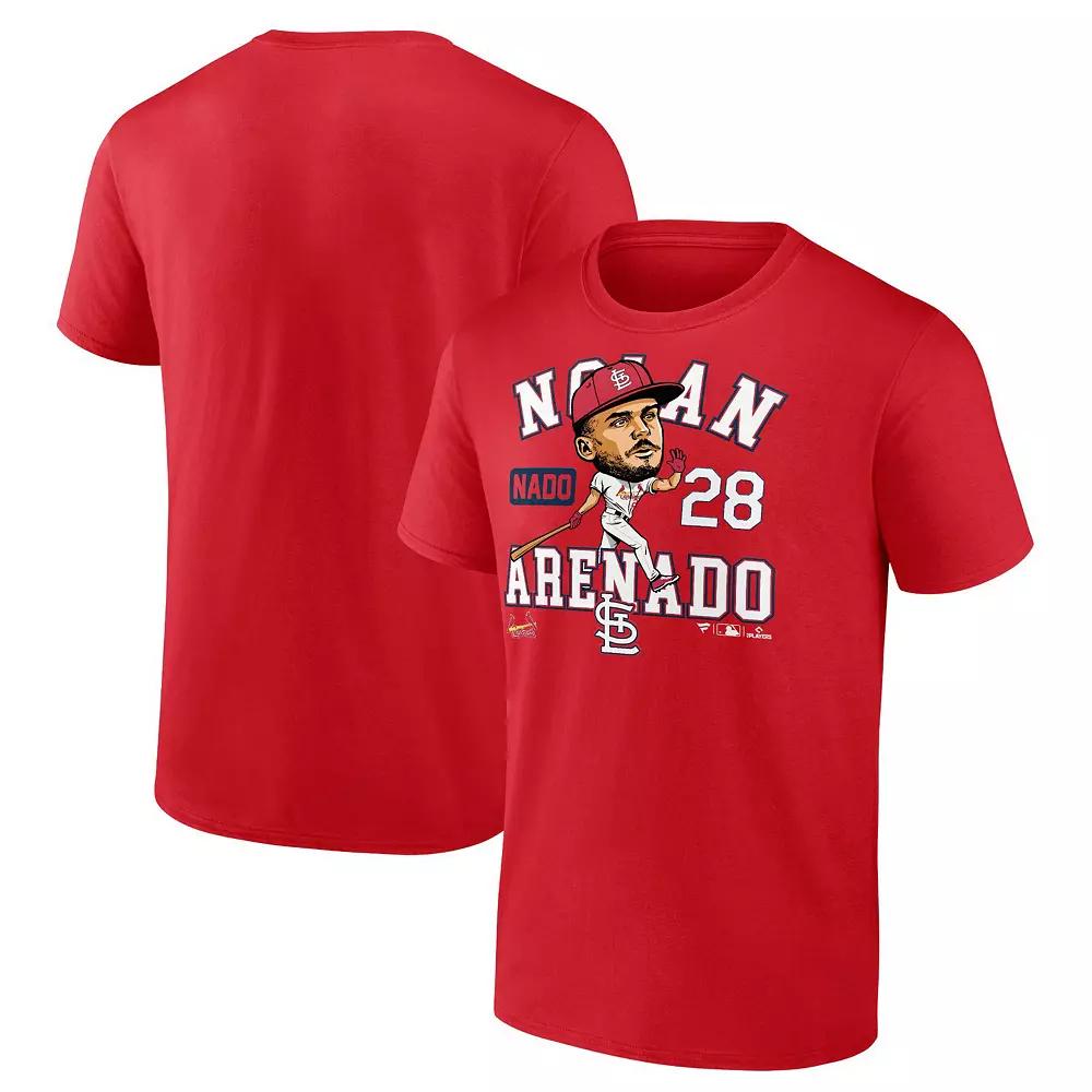 Men's Fanatics Nolan Arenado Red St. Louis Cardinals Hometown Caricature T-Shirt,  Product Image
