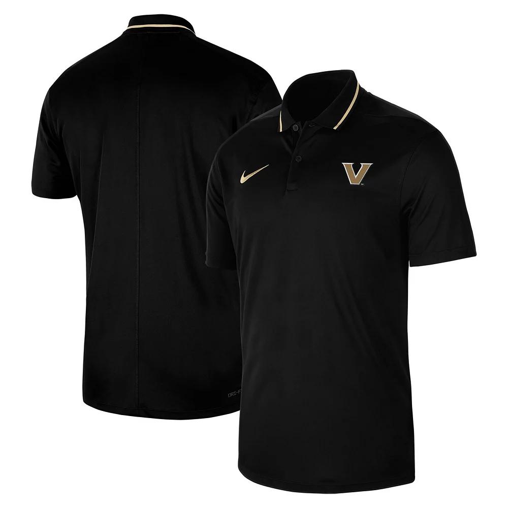 Men's Nike Black Vanderbilt Commodores 2023 Sideline Coaches Performance Polo, Size: 2XL Product Image