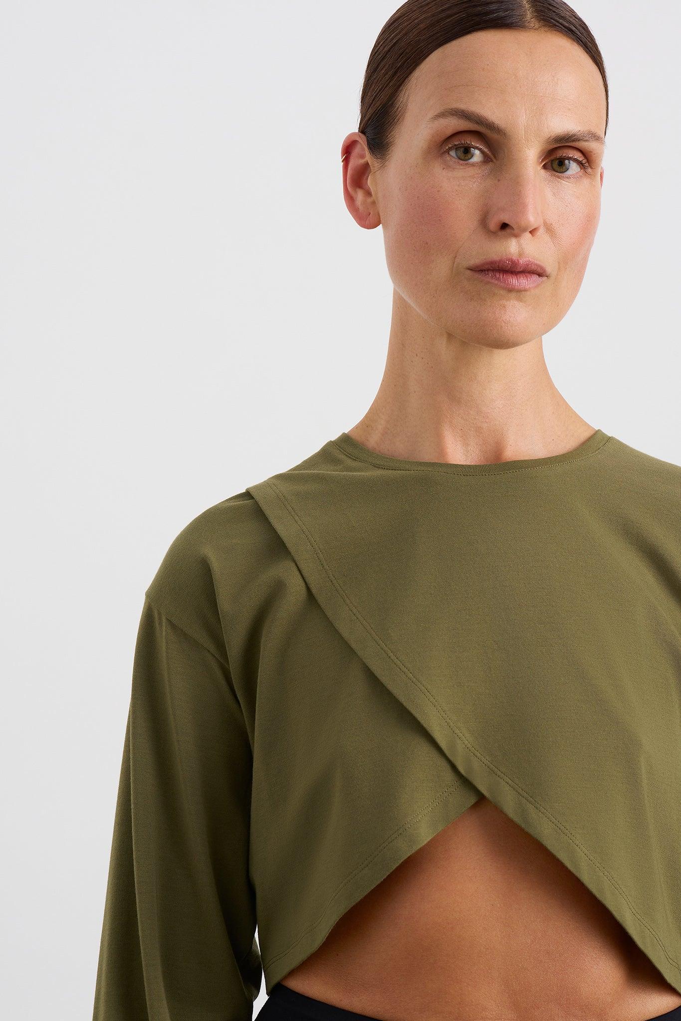 Cropped Crossover Ls Top 440 Product Image