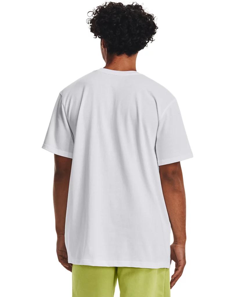 Men's UA Logo Embroidered Heavyweight Short Sleeve Product Image