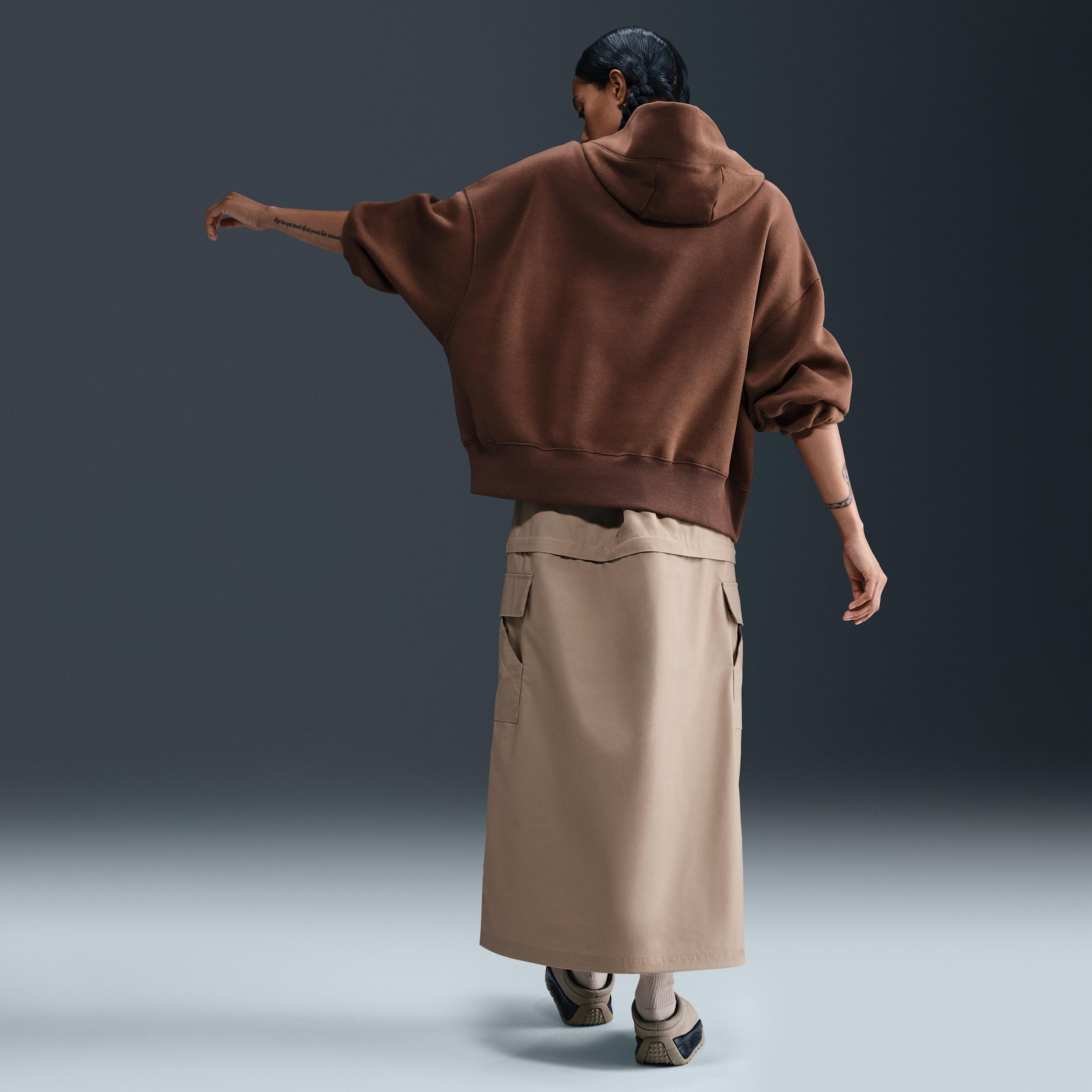 Womens Nike Sportswear Phoenix Fleece Over-Oversized Pullover Hoodie | DQ5858-265 Product Image