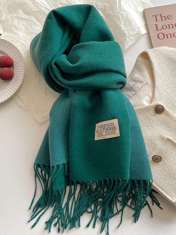 Keep Warm Tasseled Shawl&Scarf Product Image