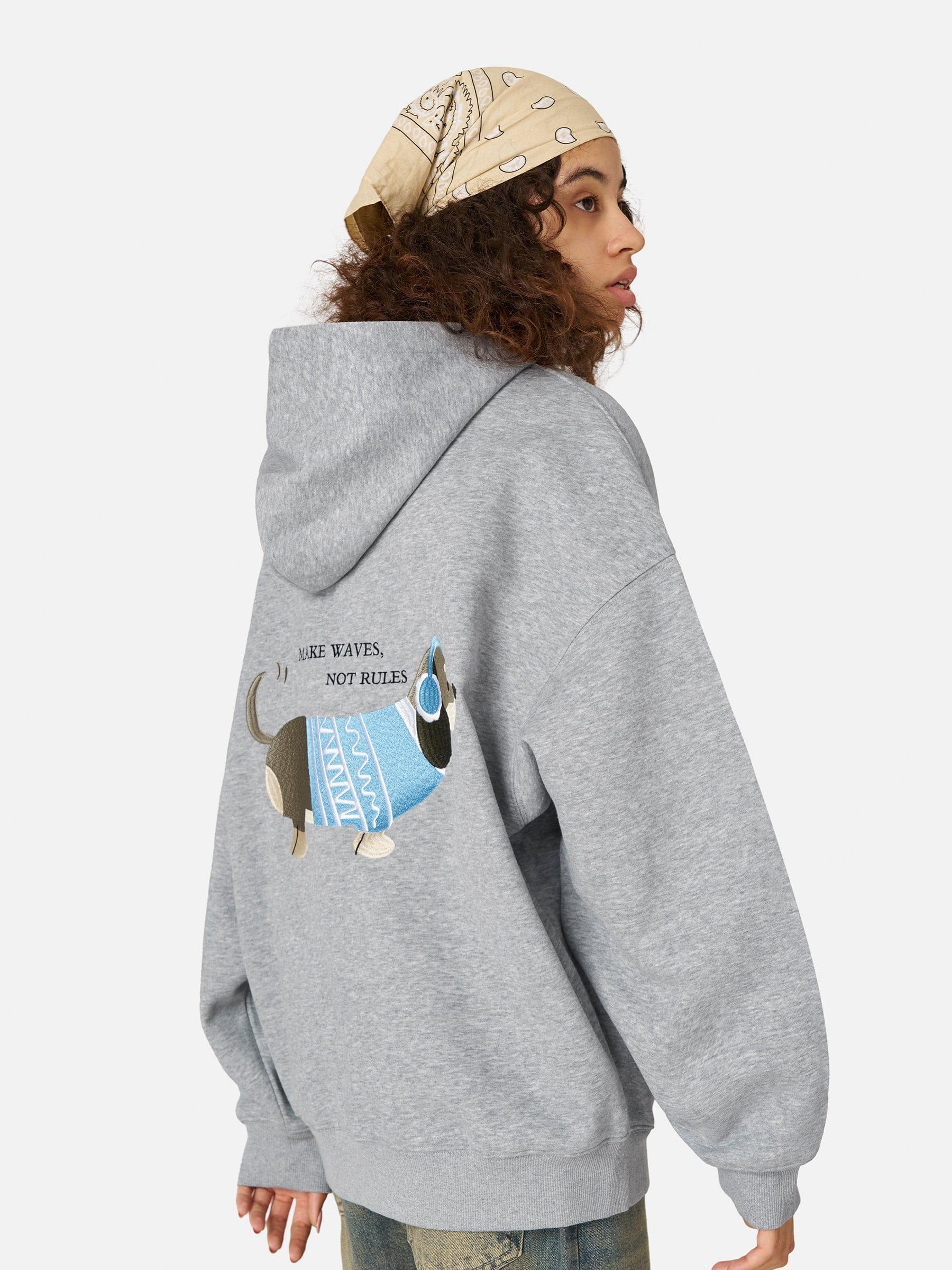 Aelfric Eden Headset Dachshund Hoodie Product Image