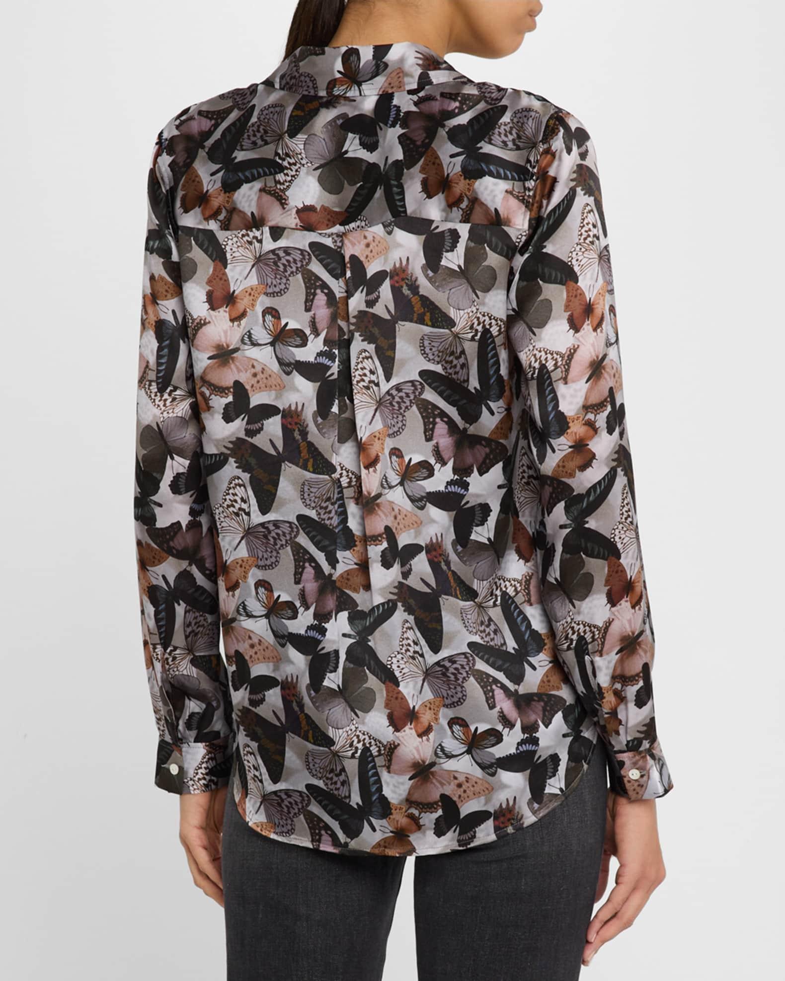 Tyler Butterfly Silk Blouse Product Image
