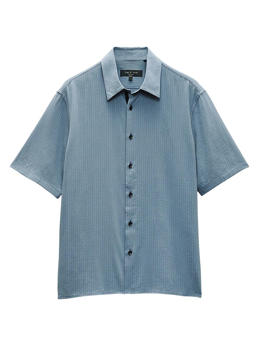 Mens Dalton Dobby Short-Sleeve Shirt Product Image