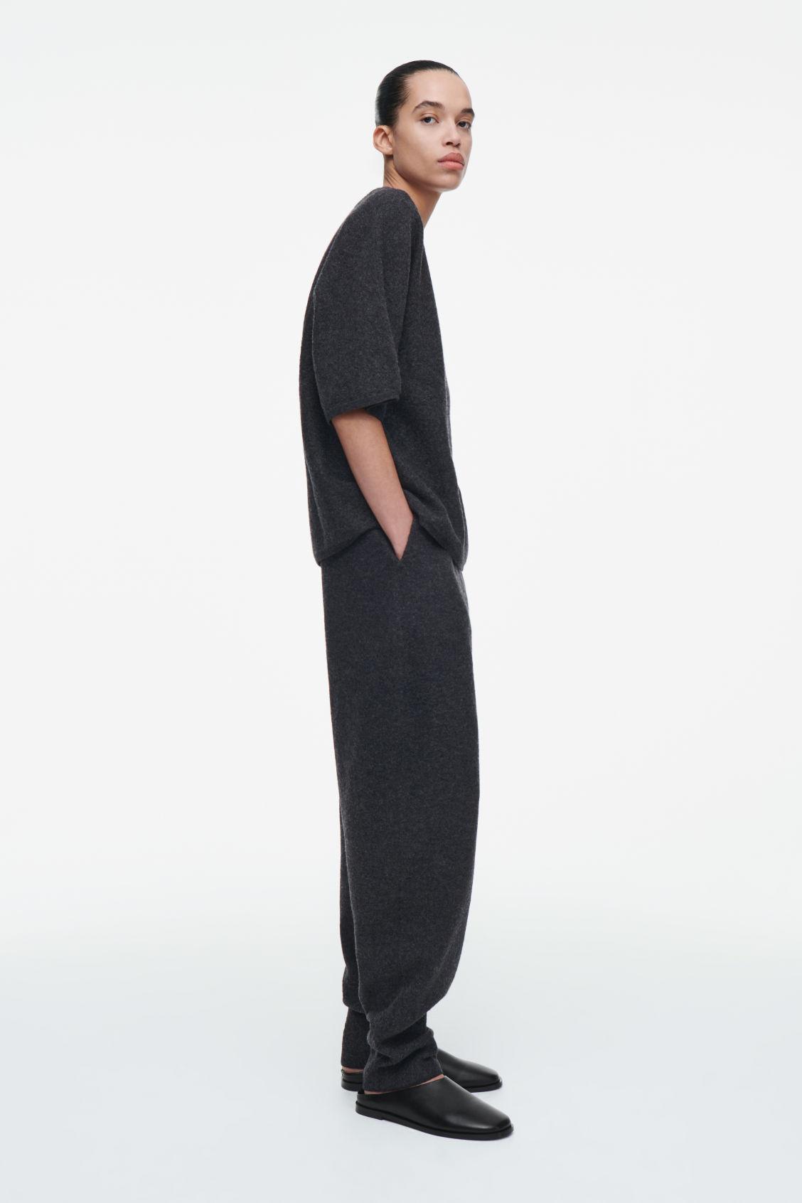 BOILED MERINO WOOL PANTS Product Image