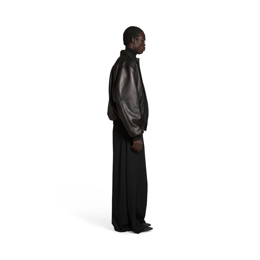 Sporty B Shearling Jacket in Black Product Image