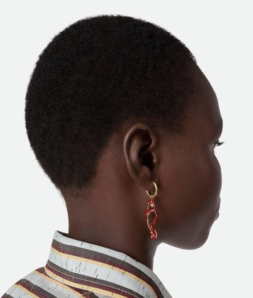 Women's Fish Earrings in Syrup Product Image