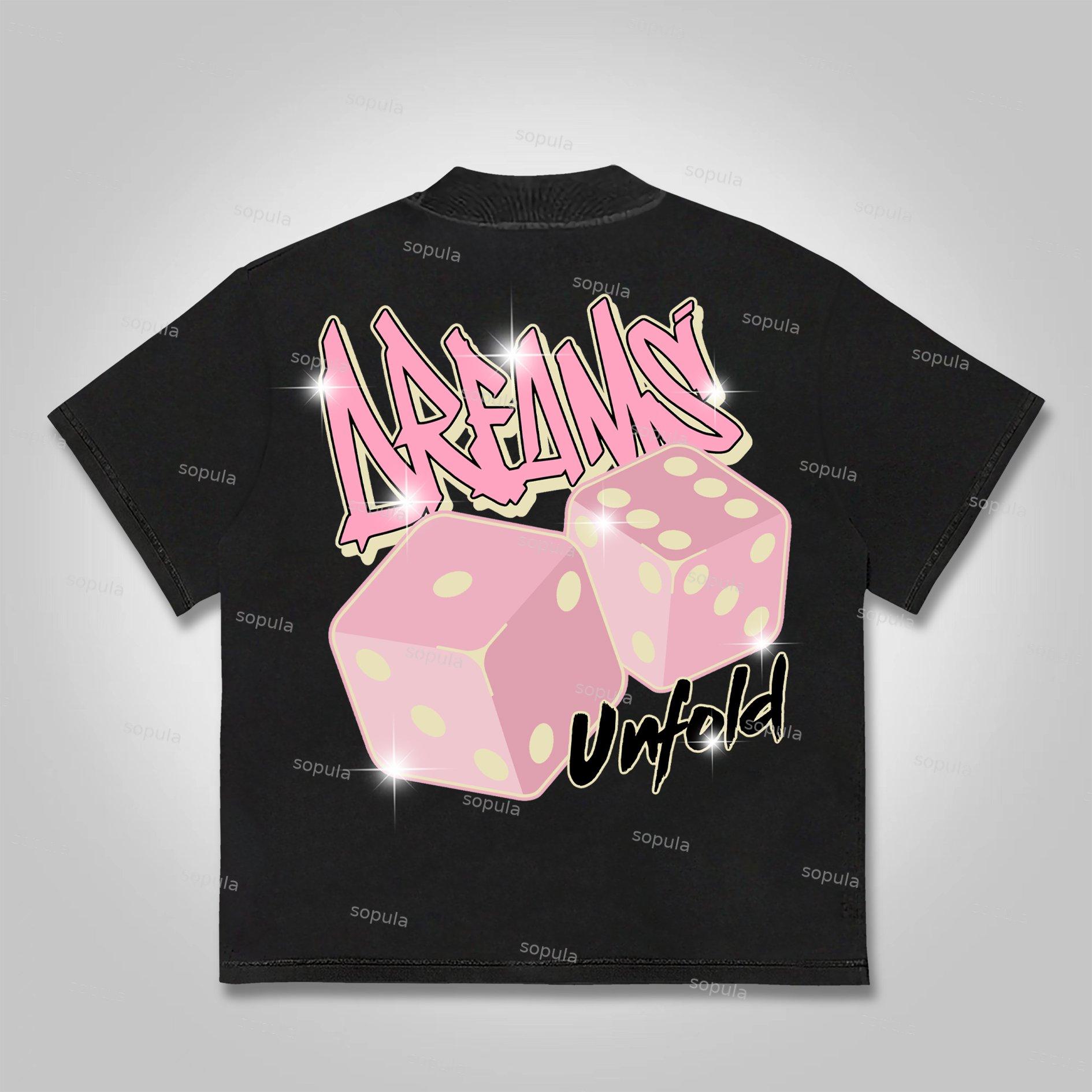 Sopula Sieve Expand Dream Graphic Cotton T-shirt Product Image