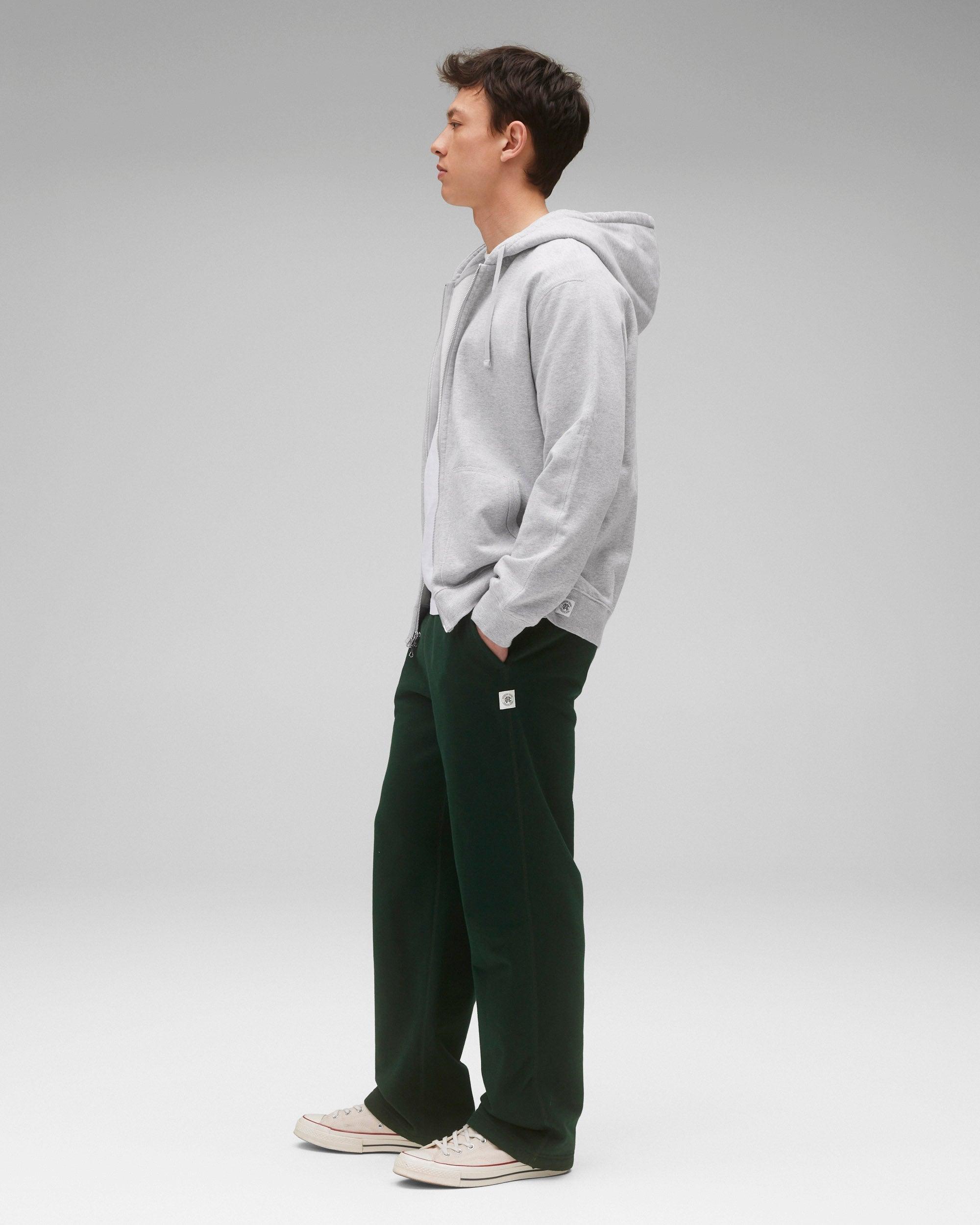 Midweight Terry Classic Full Zip Hoodie - Vault Male Product Image