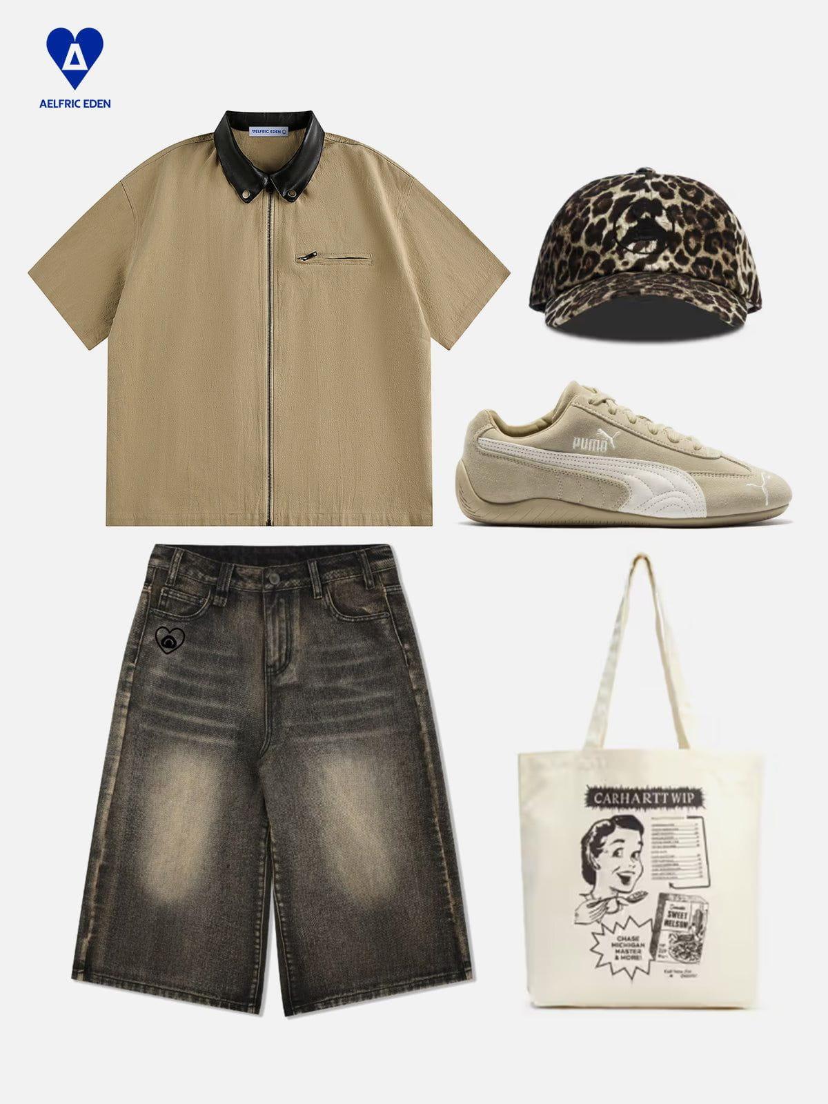 Aelfric Eden Vintage Zip Up  Shirt Product Image