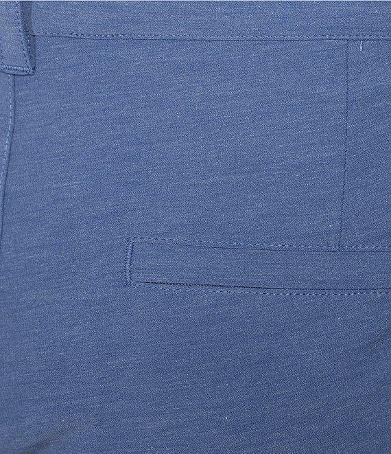 Roundtree & Yorke Performance Andrew Fit Flat Front Solid Texture Pants Product Image