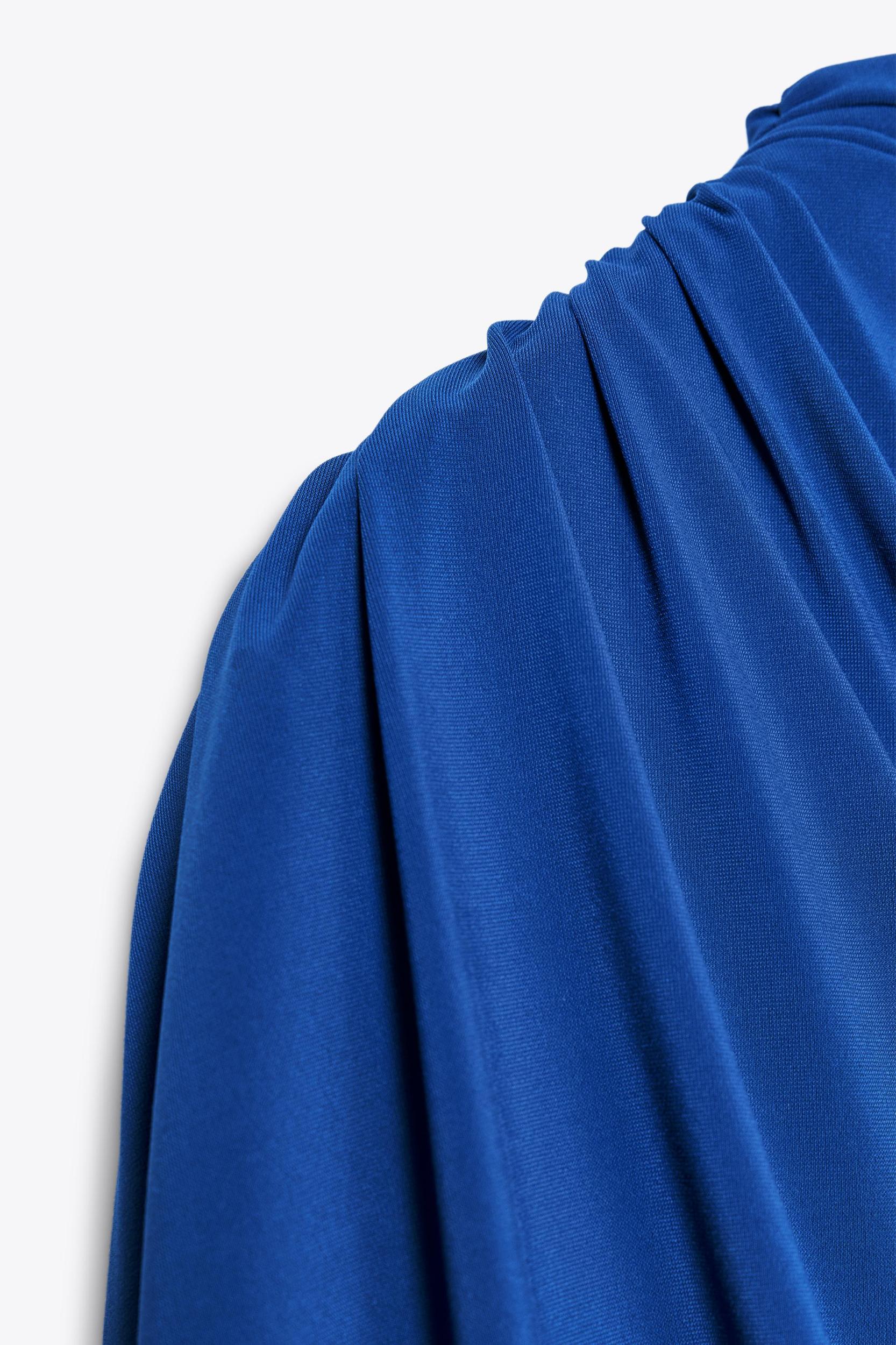 DRAPED CAPE DRESS Product Image