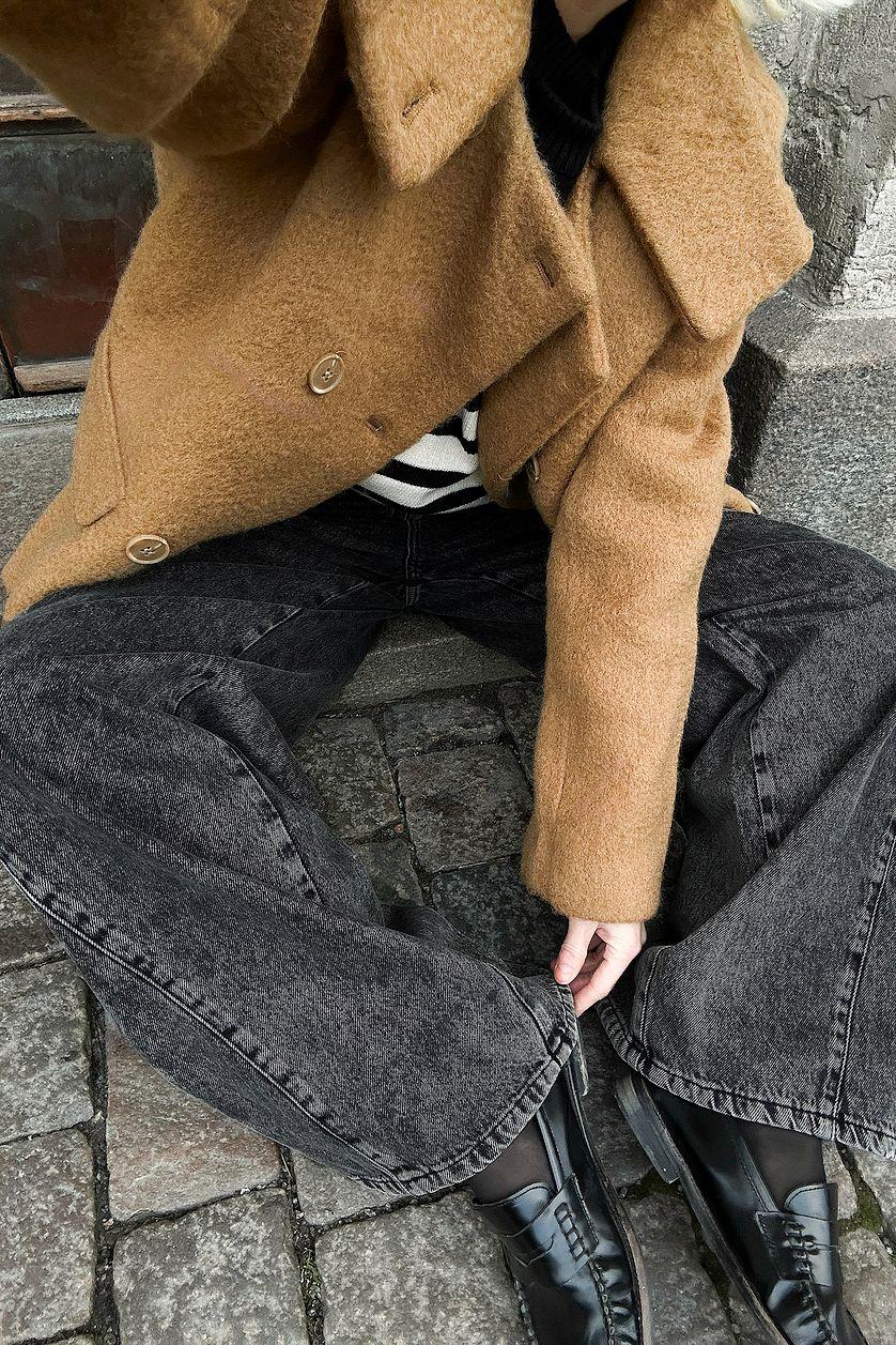 High Waist Extra Wide Leg Denim Product Image