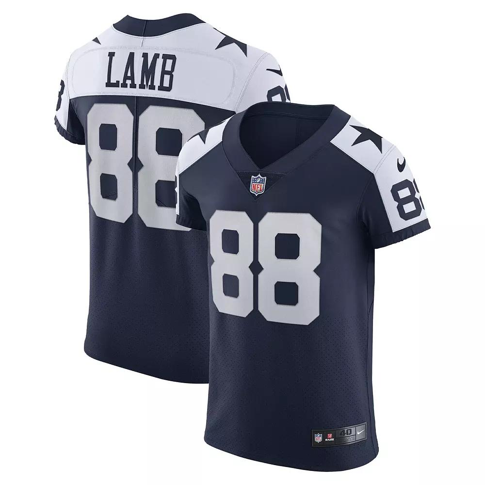 Men's Nike CeeDee Lamb Navy Dallas Cowboys Alternate Vapor Elite Jersey, Size: 56, Blue Product Image