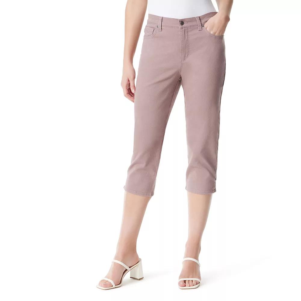 Womens Gloria Vanderbilt Straight-Leg Cut Amanda Capri Pants Product Image