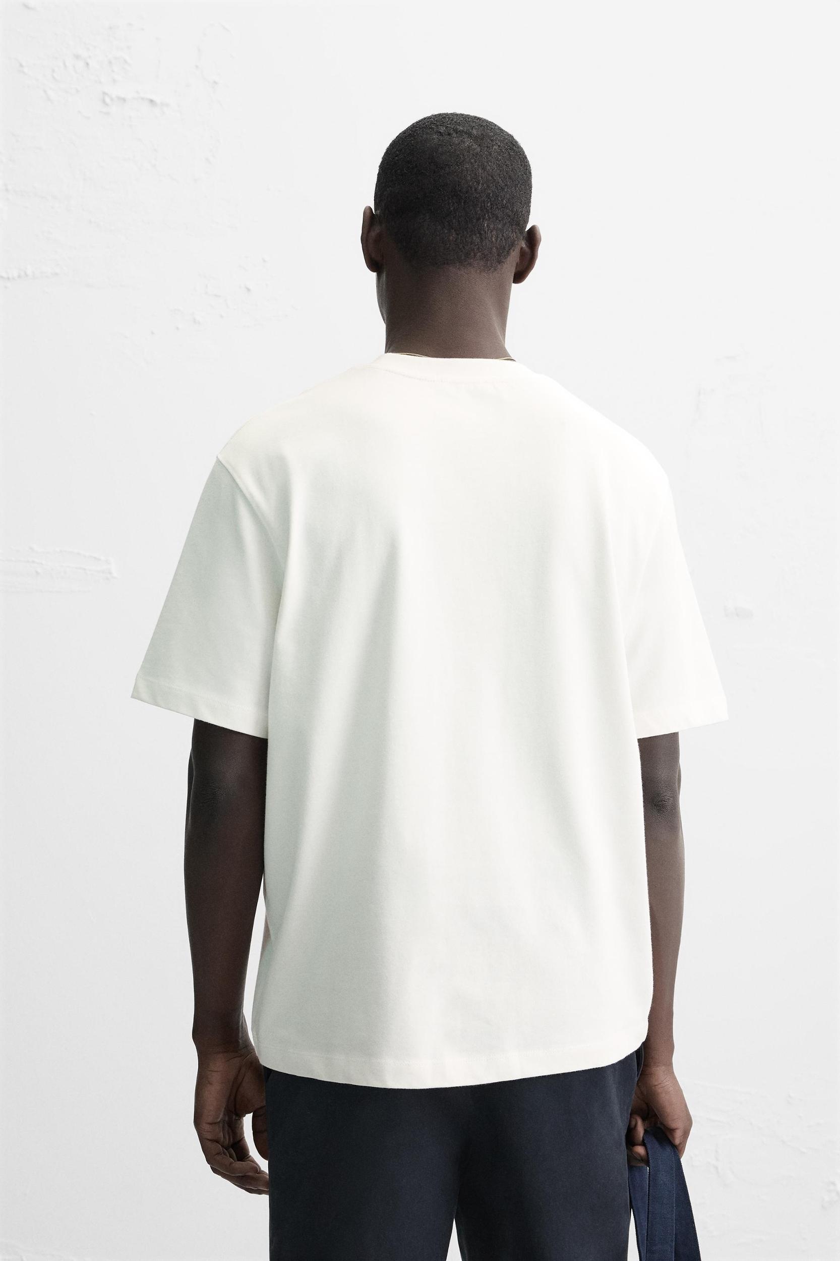 EMBROIDERED TEXT T-SHIRT Product Image